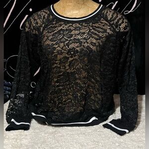 Torrid Lace Long Sleeve Top